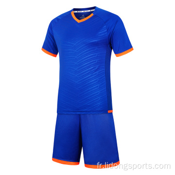 Cutom votre propre logo uniformes de football vert bon marché